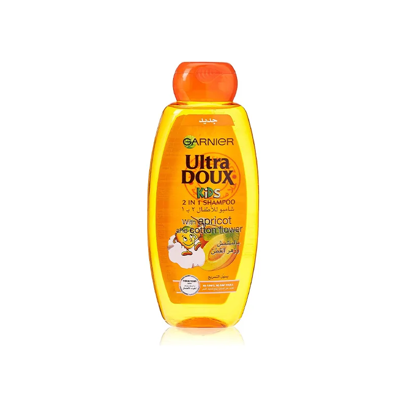 Garnier Ultradoux Shampoo Kids 2In 1 With Appricort&Cotton Flower 400Ml(7628)(1995)